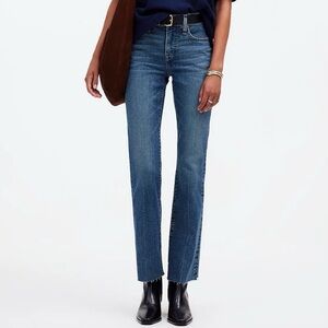 Petite Madewell Kick Out Cropped Jeans
